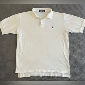 Ralph Lauren Men's Ivory Polo Shirt